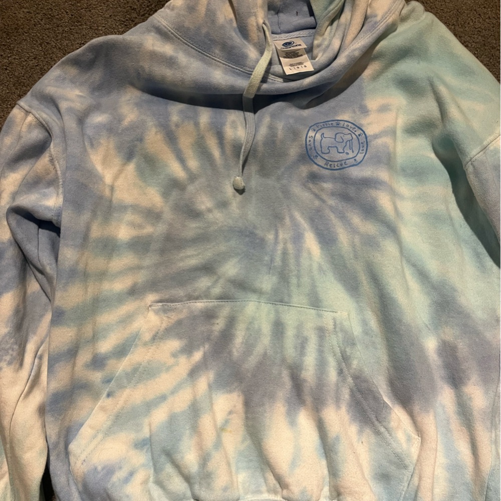 Vineyard Vines Blue Tie-Dye Hoodie